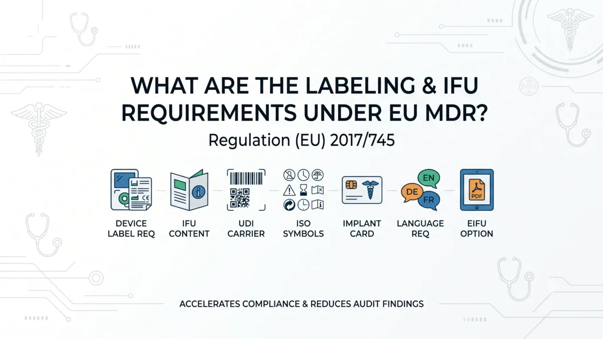 Labeling and IFU Requirements Under EU MDR: Complete Guide to Annex I Sections 23-24 | MDRcert