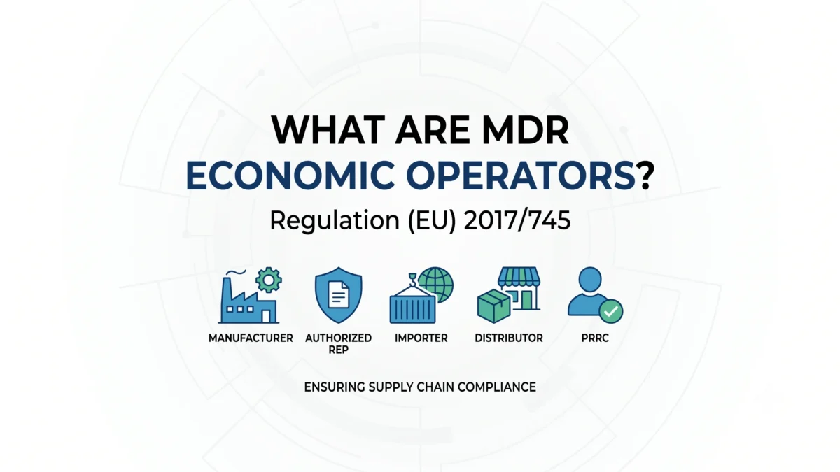 Economic Operators Under EU MDR: Manufacturer, Authorized Representative, Importer, and Distributor Obligations | MDRcert